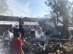 Bangunan dan Mess Guru SMAN 1 Waikabubak di Kabupaten Sumba Barat Ludes Terbakar