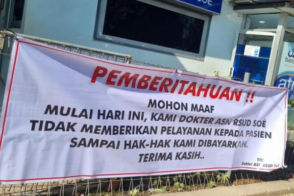 6 Bulan Tunjangan Tambahan Penghasilan Belum Dibayar, Dokter di RSUD Soe Gelar Demo