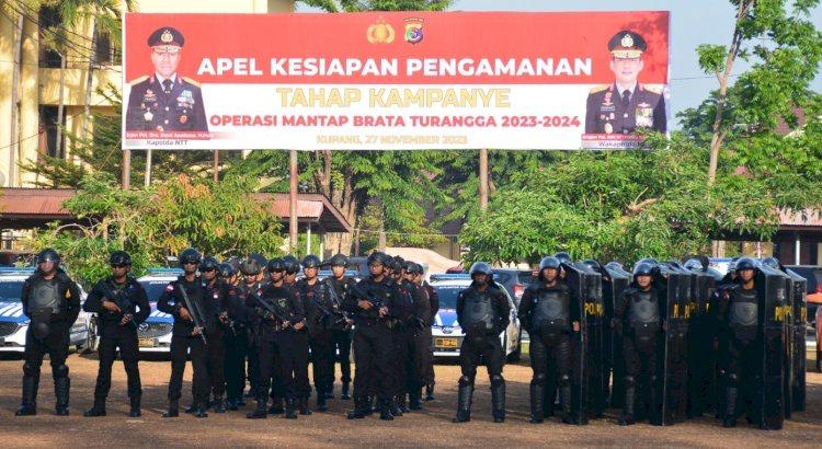 H-1 Kampanye, Kapolda NTT Cek Kesiapan Sarana dan Personil Pengamanan