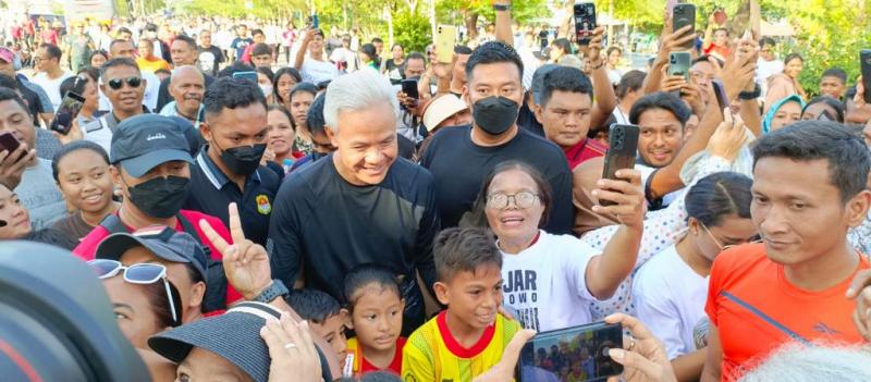  Temui Tokoh Agama di Kupang, Ganjar Pranowo Tegaskan Pentingnya Persatuan