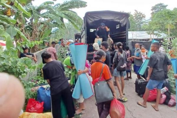 Jumlah Warga Korban Erupsi Gunung Lewotobi yang Mengungsi Mencapai 6.489 Jiwa