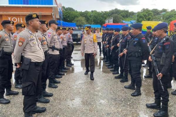 Dilepas Karo Ops Polda NTT, Personel OMB Polda BKO Diberangkatkan Pakai Kapal Laut