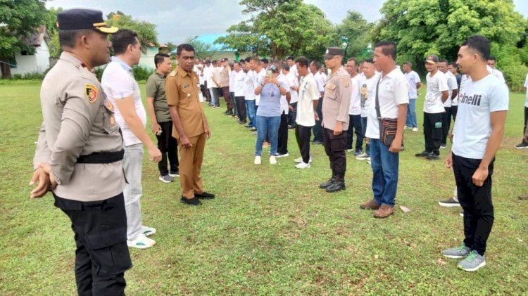  Begini Pesan Kapolsek Alak untuk Anggota Perlindungan Masyarakat (Linmas) Jelang Pencoblosan