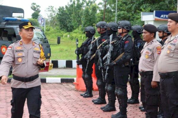 Kepolisian Resor Kupang menerjunkan 500 personil mengamankan pemilihan umum tanggal 14 Pebruari 2024 di wilayah hukum Polres Kupang.