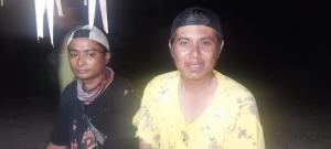 Dua dari empat nelayan yakni Marthen Djo dan  yang selamat dalam musibah kapal nelayan tenggelam.