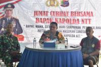  Jumat Curhat di Kelurahan Nunhila, Direktur Polairud Polda NTT Apresiasi Masukan Warga