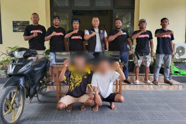 RR alias Rodi (26) dan AJ alias Jonsi (18) diamankan Tim Jatanras Komodo, Satuan Reskrim Polres Manggarai Barat`Keduanya diamankan di dua lokasi berbeda belum lama ini. Rodi dan Jonsi merupakan pelaku pencurian rumah yang dalam keadaan kosong dan tanpa penghuni.