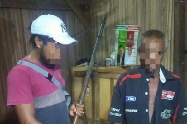 Tim Resmob Polres Kupang Bekuk Suami di Fatuleu yang Ancam Istri dengan Senjata Api