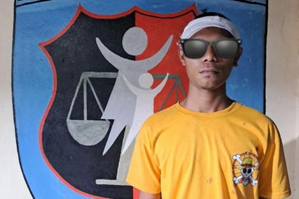 Karolus Pati Koten alias Reno (20), warga Waiklibang, RT 003/RW 002, Desa Ratulodong, Kecamatan Tanjung Bunga, Kabupaten Flores Timur, NTT harus kembali berurusan dengan polisi.