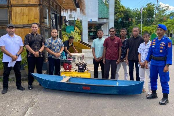 Lima Nelayan Ende Pelaku Bom Ikan Diserahkan Penyidik Ditpolairud Polda NTT ke Jaksa