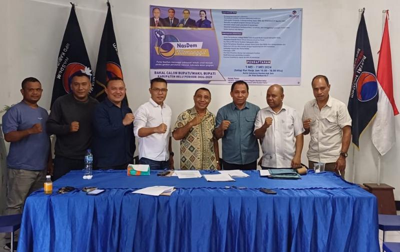 Tutup Pendaftaran, NasDem Belu Jaring Tujuh Kandidat Balon Kepala Daerah 2024
