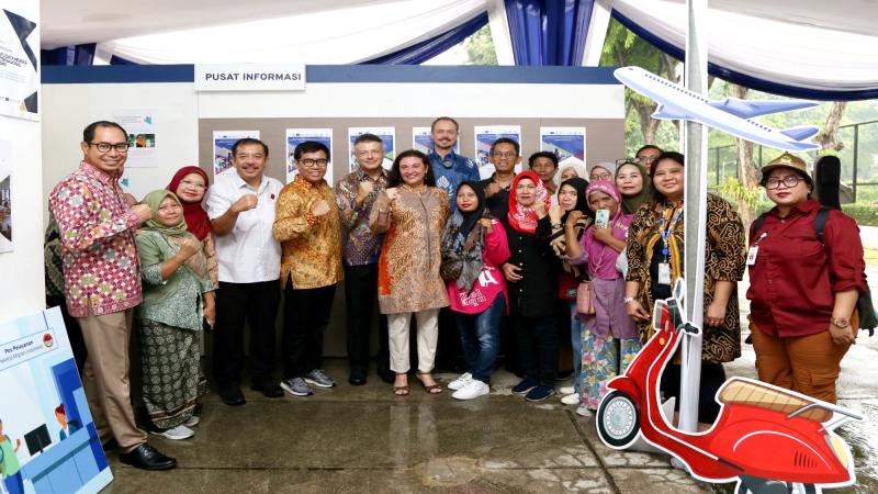 Menteri Ketenagakerjaan, Ida Fauziyah saat menghadiri Peluncuran, Prakarsa Baru bertajuk PROTECT, Selasa (14/5/2024), yang bertujuan untuk memperkuat hak-hak perempuan pekerja migran, anak-anak dan kelompok berisiko di Indonesia.