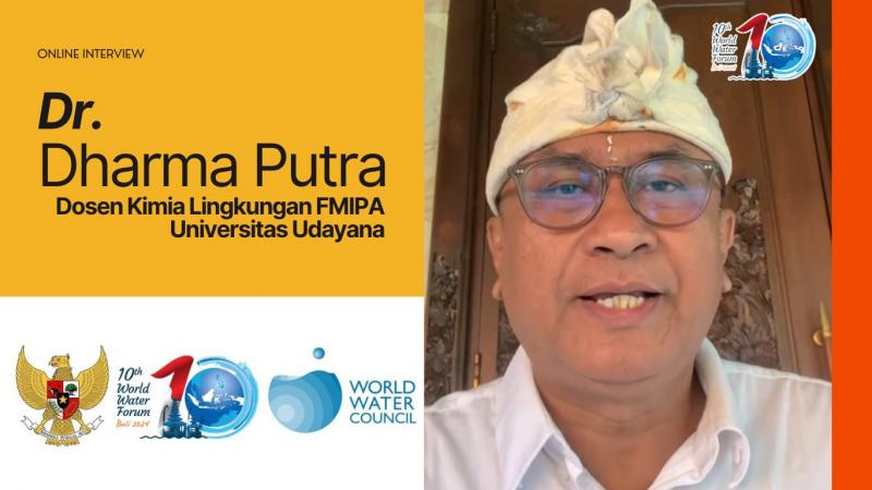 Dr. Dharma Putra, Dosen Kimia Lingkungan FMPA Universitas Udayana  