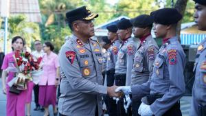 Cek Kesiapan Pilkada, Kapolda NTT Kunker ke Polres Sumba Timur