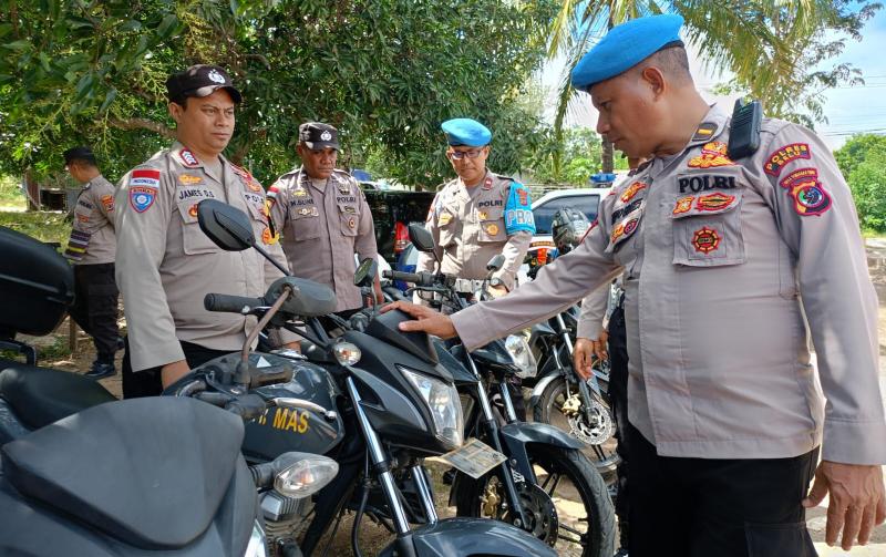 Propam Polres Belu Sidak ke Polsek dan Pos Pam Perbatasan