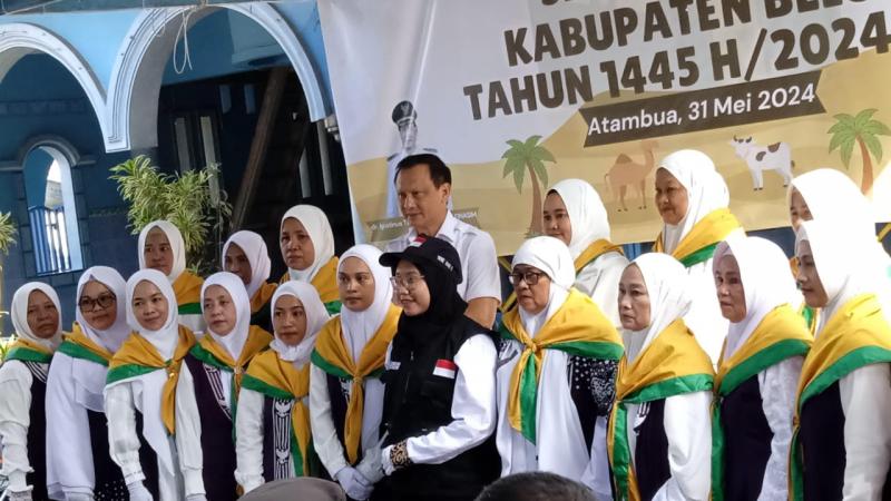 Bupati Taolin Lepas Keberangkatan 41 Jemaah Haji Asal Belu  ke Tanah Suci