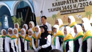 Bupati Taolin Lepas Keberangkatan 41 Jemaah Haji Asal Belu  ke Tanah Suci