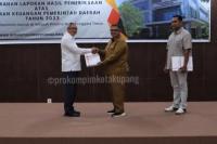 Pemkot Kupang Lima Tahun Berturut-turut Raih Opini WTP dari BPK