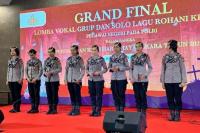 Polwan Polda NTT Raih Juara Lomba Lagu Rohani Tingkat Nasional di Mabes Polri