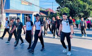 Pererat Sinergitas di Perbatasan Belu, Polri-TNI Gelar Olahraga Bersama 