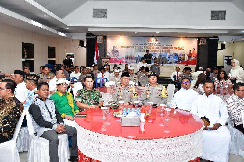 Peringati HUT ke-78 Bhayangkara, Polda NTT Gelar Doa Bersama Lintas Agama 