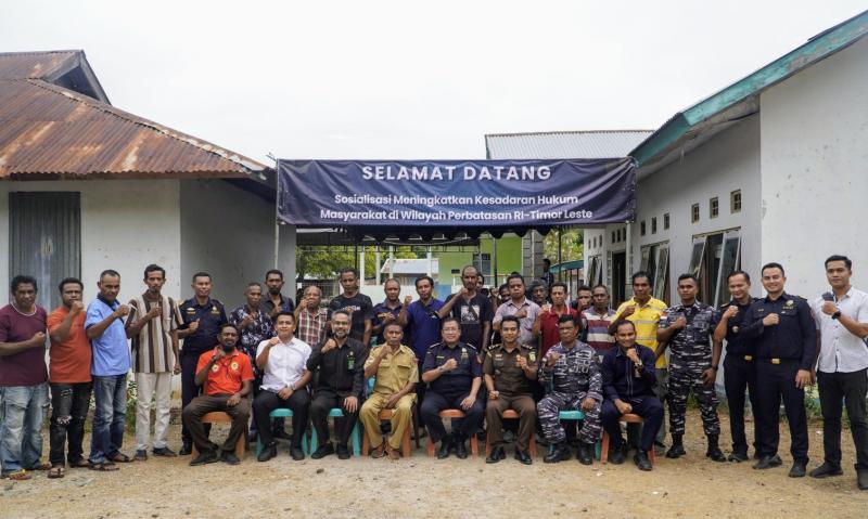 Bea Cukai Gelar Sosialisasi Tingkatkan Kesadaran Hukum di Perbatasan Belu