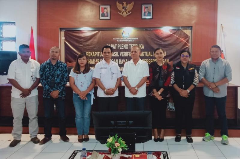 Hasil Verfak Paket Roman Calon Independen Pilkada Belu Masih Kurang 1.126 Dukungan