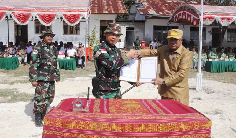 Sekda Malaka : TMMD Wujud Nyata Kehadiran TNI Dukung Pembangunan Daerah