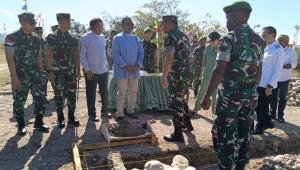 KSAD TNI Letakkan Batu Pertama Pembangunan 50 Unit RTLH di Belu Perbatasan RI-RDTL 