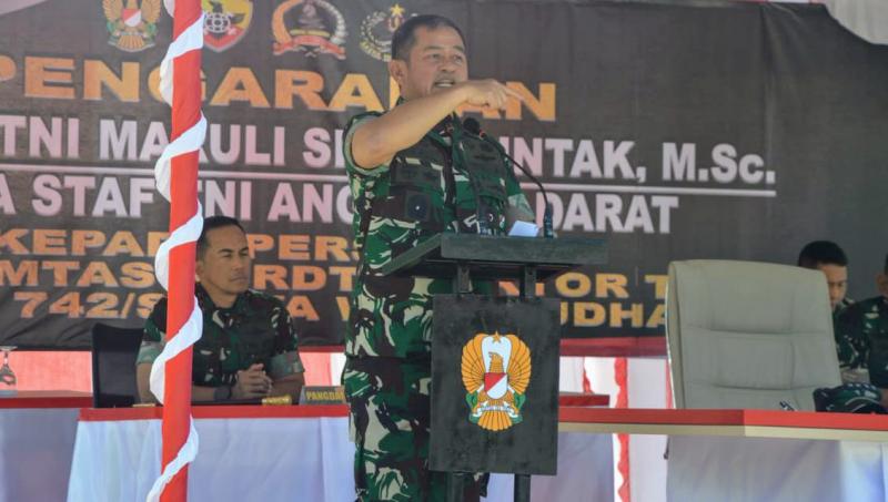 KSAD TNI Tekankan Prajurit Tetap Berbuat Yang Terbaik Kepada Rakyat
