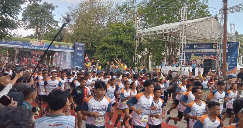 BI Gelar Border City Run Atambua 2024, Diikuti Ribuan Pelari Termasuk dari Luar Negeri 