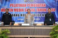 Humas Polres Jajaran Polda NTT Dilatih Buat Konten Media Sosial  2024