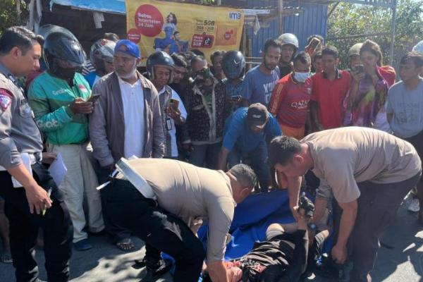 Lakalantas Maut di Jalan Nangka-Kota Kupang, Seorang Mahasiswa Tewas di Tempat