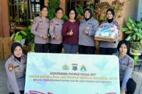 Peringati HUT ke-76, Polwan Polda NTT Anjangsana ke Sesepuh Polwan 