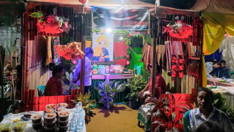 Pameran Ekonomi Kreatif OMK Jelang HUT St. Pelindung Agustinus Fatubenao
