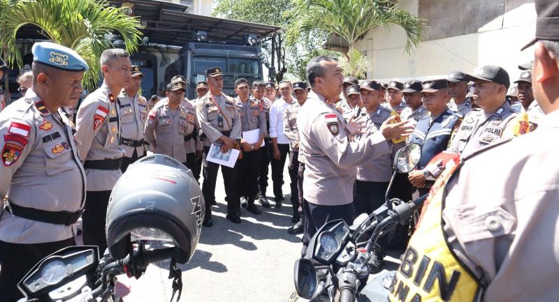 Kapolres Belu Ingatkan Anggota Kerja Ikhlas dan Tunjukkan Jati Diri Sebagai Polri