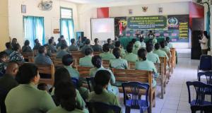 Prajurit TNI, PNS dan Persit Kodim 1605/Belu Terima Penyuluhan Hukum