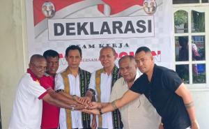 Nyatakan Dukungan, Tim Kerja Zaka Moruk dan Paket Roman Deklarasi Menangkan Pilkada Belu 2024