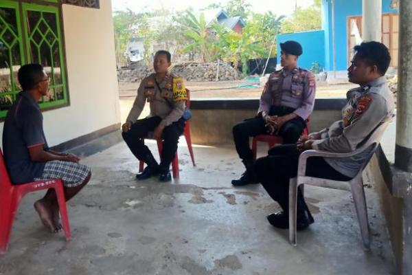 Kapolsek Pantai Baru Siilaturahmi Bersama Tokoh Agama dan Tokoh Masyarakat