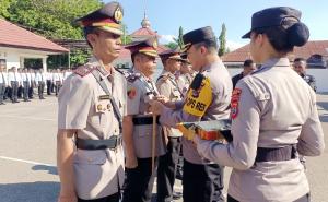Kapolres Belu Pimpin Sertijab  Enam Perwira, Ada Wakapolres 