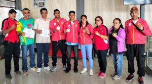 Ketua KONI dan Pertina Belu Sambut Tiga Atlet Tinju PON XXI Aceh-Sumut 