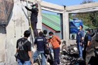 Ungkap Penyebab Kebakaran, Tim Labfor Polda Bali Ambil Sampel Kebakaran Kantor Dinas Kesehatan NTT
