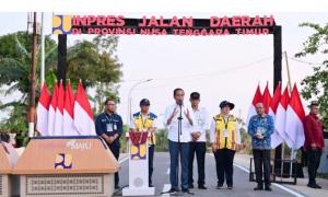 Presiden Jokowi Resmikan Pembangunan 27 Ruas Jalan IJD di NTT