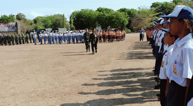Dekan UNHAN Ben Mboi, Brigjen Harianto Jadi Irup HUT ke-79 TNI di Perbatasan Belu
