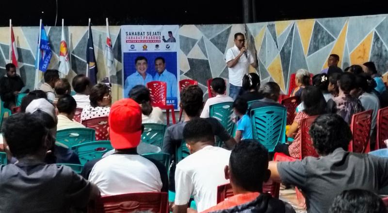 Kampanye di Beirafu, Vicente Hornai : Keluhan Warga Jadi Prioritas Sahabat Sejati 