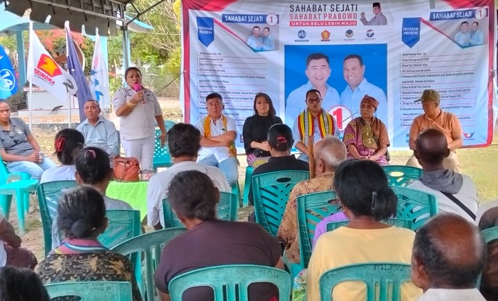 Kampanye di Mandeu, Walde Berek Ajak Warga Coblos Nomor 1 Sahabat Sejati 