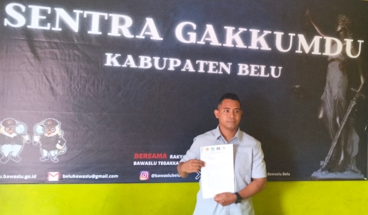 Kuasa Hukum WL-VH Laporkan Puluhan ASN ke Bawaslu Belu  Dugaan Dukung Paslon Nomor 2