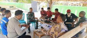 Komandante Pos UPF Police RDTL Silaturahmi ke Pos Oepoli Tengah Dalam Mempererat Silaturahmi