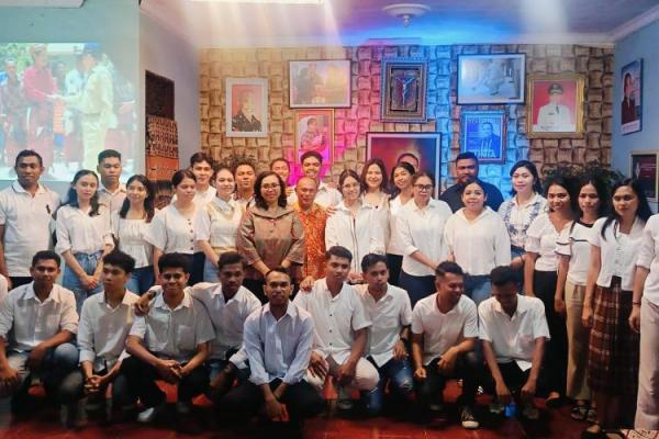 Satukan Hati, Ratusan OMK se Kota Kupang Ikut Misa Bersama Lusia Adinda Lebu Raya