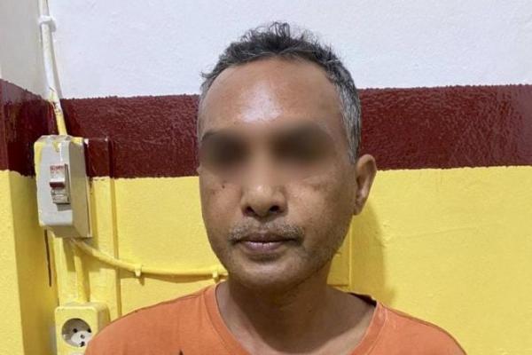 SDJP alias David alias Adi (44), warga Jalan Sumatera, Kelurahan Todekisar, Kecamatan Kota Lama, Kota Kupang, NTT diamankan tim Jatanras Sat Reskrim Polresta Kupang Kota pada Senin (27/10/2024).